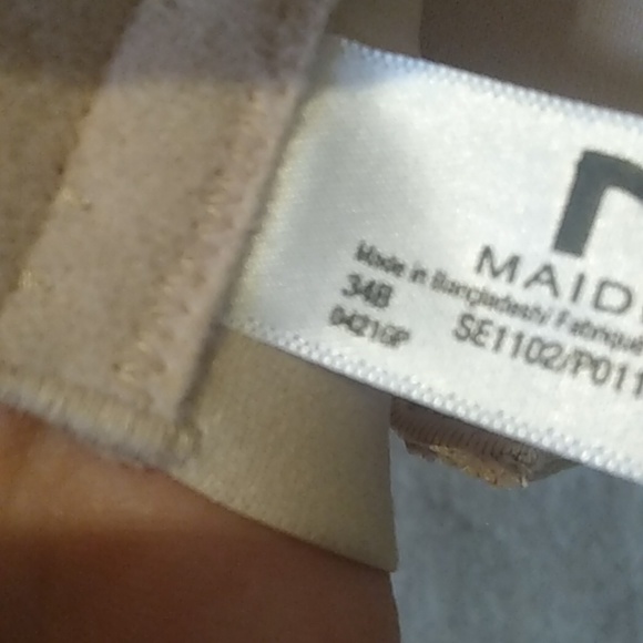 Maiden form tan bra. Lace. - Picture 5 of 5